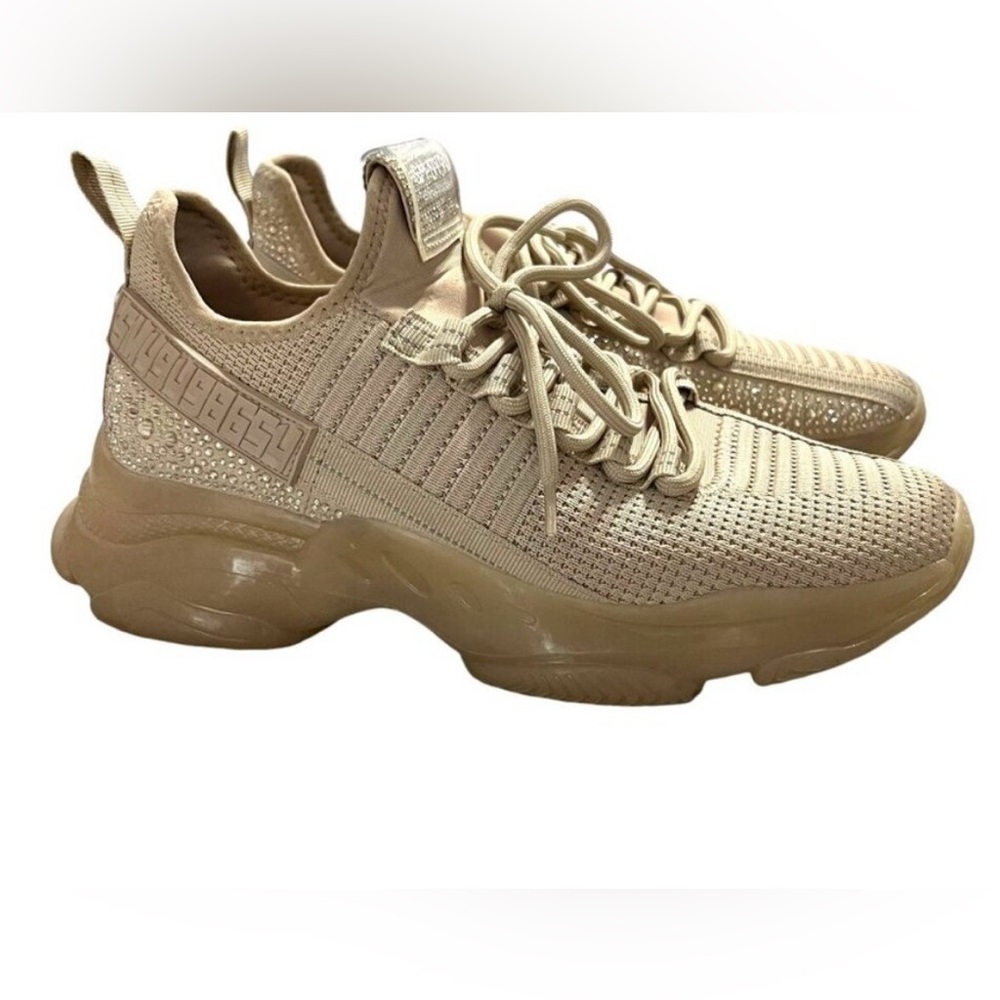 Steve Madden Beige Women's Sneakers Maxima